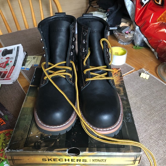 Men’s boots , Skechers . Size 8 - Picture 1 of 2